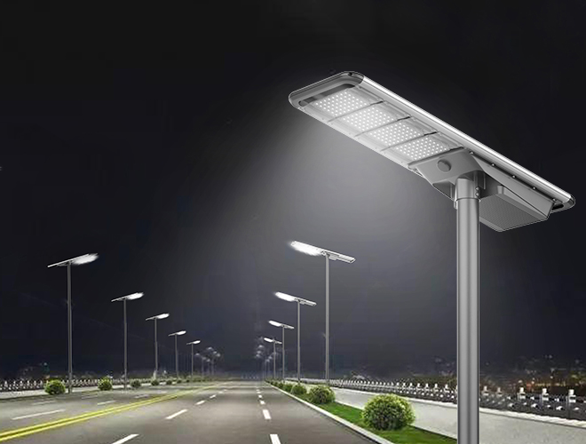 220V All in One Integrated LED Solar Street Light Sodium Haute Puissance -  China Solar Street Light, LED Solar Street Light